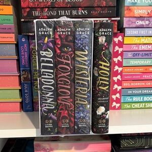 Adalyn Grace Book Set - Belladonna, Foxglove, Wisteria, Holly